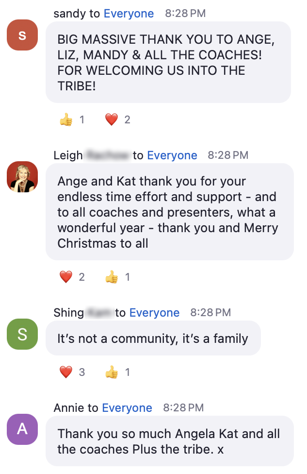 Members: it's not a community, it's a family